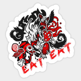 Gluttony Demon Sticker